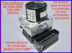 06-10 Bmw M5 M6 Anti Lock Brake Abs Pump Dsc Module Repair Ate Rebuild Service