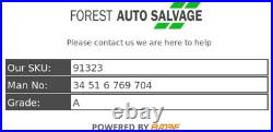 2006 Bmw 5 Series Abs Pump Modulator 34 51 6 769 704
