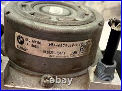2014 Bmw F Series F20 F30 Abs Brake Pump Control Module Unit 3451-6870418-01
