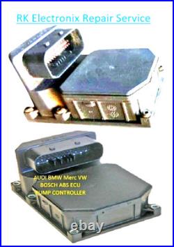AUDI BMW Mercedes VW BOSCH ABS ECU PUMP REPAIR SERVICE