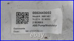 Abs Pump Bmw 2 Series 2014-2021 2.0l 6874645
