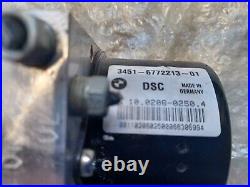 BMW 1 3 Series ABS Pump ECU Control Unit 3451-6772213-01 10.0206-0250.4 2074