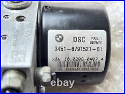 BMW 1 3 Series ABS Pump ECU Control Unit 3451-6791521-01 6787836 6787837 2074