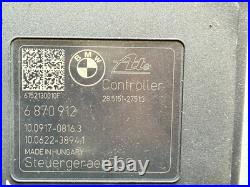 BMW 1 3 Series F20 F30 ABS Pump ECU 3451-6870418-01 3 MONTH WARRANTY