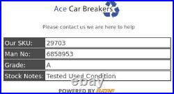 BMW 1 Series F20 11-15 Pre-LCI ABS Pump 6858953