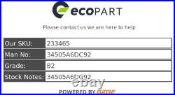 BMW 2 Series Gran Coupe F44 ABS Pump Modulator Control Unit 34505A6DC92