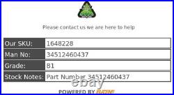 BMW 3 SERIES (E90/91/92/93) ABS Modulator 4 Cyl Eng ABS Pump/Modulator