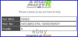BMW ABS Pump & Modulator Manual F10 F11 5 SERIES 34516851374 / 0265250507