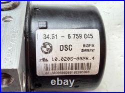 BMW E46 3 Series ABS DSC Pump 34.51-6759045 10.0206-0026.4 3 MONTH WARRANTY