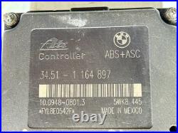 BMW E46 3 Series Z3 ABS Pump ECU 34.51-1164896 10.0204-0061.4 3 MNTH WARRANTY