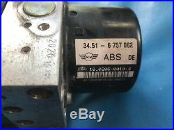 BMW Mini One/Cooper ABS Pump (Part # 6757062 and 6757063) R50 2001 2002