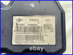 BMW Mini R56 ABS with ASC Pump ECU Unit 6782312 54084903D 3 MONTH WARRANTY