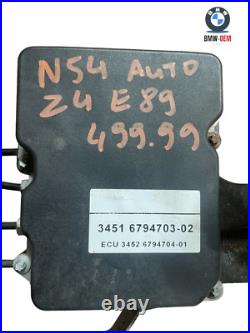 BMW Z4 E89 3.0 2.5 PETROL N54 AUTO 2009 ABS Pump 6794703 6768550