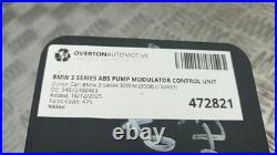 Bmw 3 Series Abs Pump Modulator Control Unit 34512460463