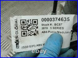 Bmw 5 Series Abs Pump Modulator 2.0 Petrol Hybrid 5a01942 G30 2017 2023