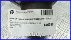 Bmw 730 D Se Auto Abs Pump Modulator Control Unit 34516855553