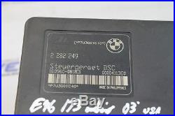 Bmw E46 M3 Hydraulic Block Abs / Dsc Pump Ecu Module Unit 2282249 2282250 0818.3