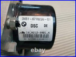 Bmw E90 E91 E92 Abs Pump Controller 6778236 6778237 Tested