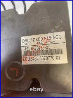 Bmw X5 F15 2013-2017 Abs Pump Modulator Control Unit Ecu Dsc/dxc9 F15 Acc