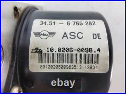 MINI R50 Cooper 2004 ASC Type ABS Brake Pump Modulator Unit 3451 6765282 6765284